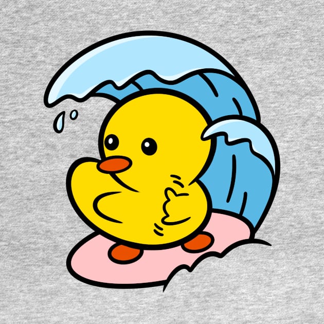 Surfer Duck by Duckie and Duck